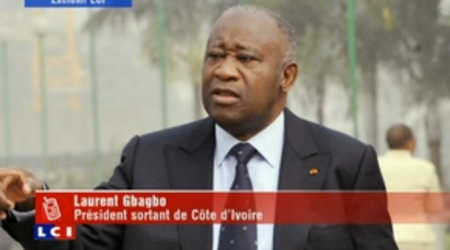 Le Président Laurent Gbagbo mardi sur la chaîne française LCI.