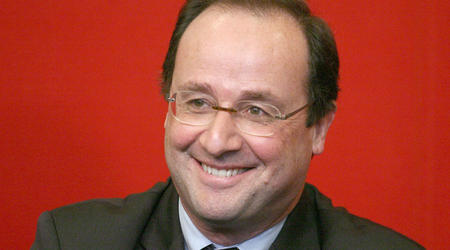 François Hollande, ancien premier secrétaire du parti socialiste et candidat à l’élection présidentielle. 