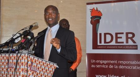 Professeur Mamadou Koulibaly, président LIDER.