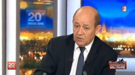 Jean-Yves Le Drian - Ministre de la Justice sur l'intervention militaire au Mali - 12 Janvier 2013