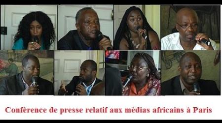 Conférence de presse relatif aux médias africains de France du 17 juillet 2014