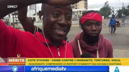COTE D'IVOIRE/CRIME CONTRE L’HUMANITÉ: LE RAPPORT ACCABLANT D'AMNESTY INTERNATIONAL