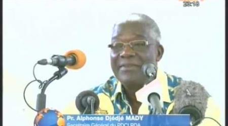 Présidence du PDCI: Alphonse Djédjé Mady annonce sa candidature