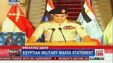 Egyptian Military Makes statement - coup to Mohamed Morsi president of Egypt! 7/3/2013