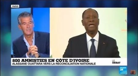 France 24: Amnistie d'allassane OUATTARA , un air de pré-campagne en Côte d'ivoire
