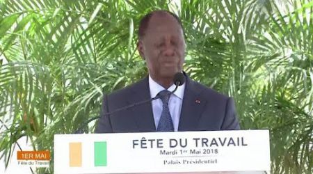 Fête du travail : Le discours du président Alassane Ouattara