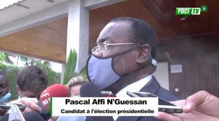 PDCI-RDA: Le Président Pascal Affi N'guessan se confie à la presse après l'incendie de sa maison