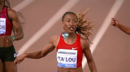 Marie-Josee Ta Lou wins 200m - Rome Diamond League 2018 [1080p]