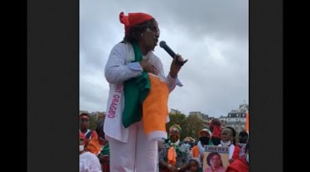 Grande marche des femmes de Paris pour dire  NON au 3ème mandat de OUATTARA