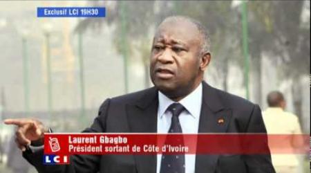 Laurent Gbagbo acculé dans son palais donne une interview émouvante à LCI..mp4