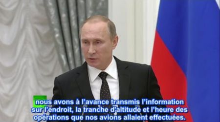 V. Poutine et F. Hollande, conférence de presse (extraits sous-titrés)